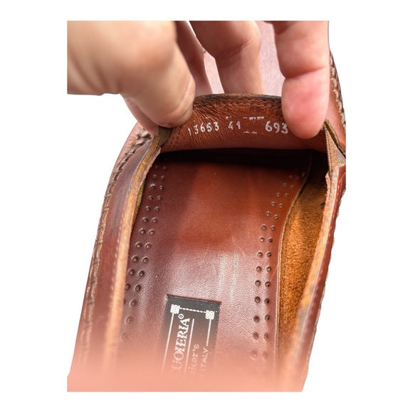 🇮🇹Antica Cuoieria Italian Leather Loafers – Men’s Size 41 (US 8) – Made in Italy - Picture 8 of 10
